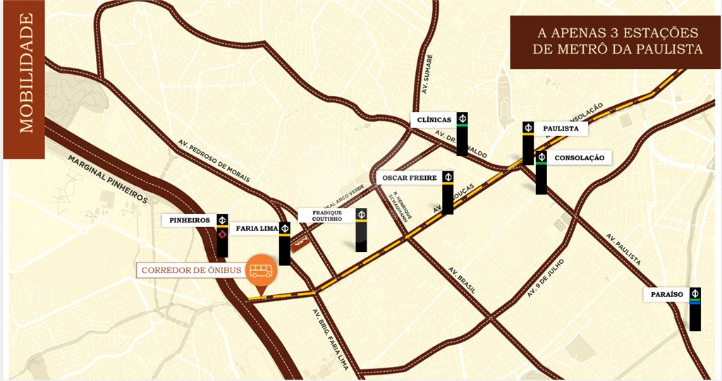 Apartamento para alugar com 2 suítes em Pinheiros, São Paulo, SP