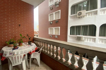 Apartamento com 3 dormitórios à venda, 120 m² por R$ 1.289.000,00 - Boqueirão - Santos/SP
