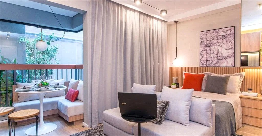 Apartamento à venda com 1 quarto em Brooklin Paulista, São Paulo, SP