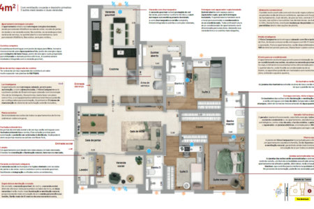 Apartamento à venda com 3 suítes em Santa Maria, Santo André, SP