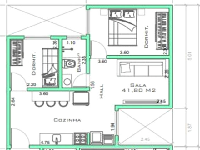 Casa em condomínio à venda com 2 quartos em Santana, São Paulo, SP
