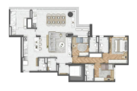 Apartamento NOVO no IPIRANGA 149m² 3 dorm 2 vagas - Alto Padrão - Aceita Permuta