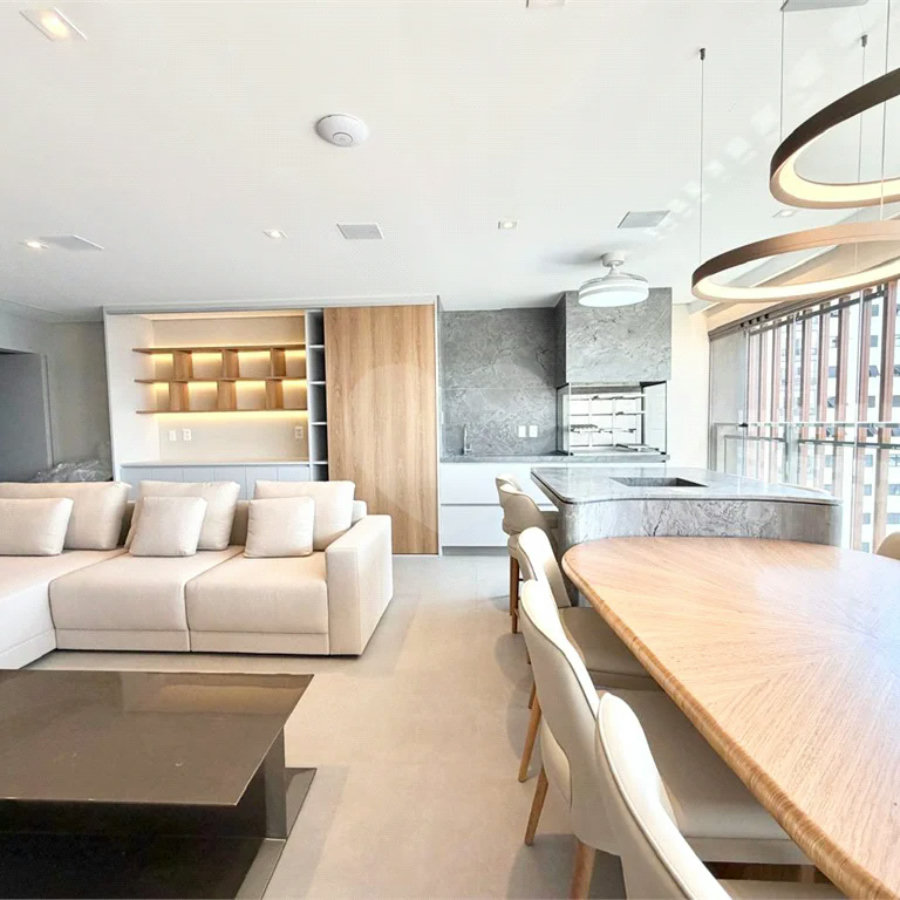 Campo Belo | 154 m² | Novo | Nunca Habitado | Mobiliado e Automatizado