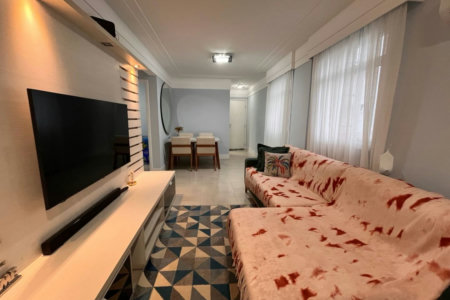 Apartamento com 3 dormitórios à venda, 94 m² por R$ 1.100.000,00 - Pompéia - Santos/SP