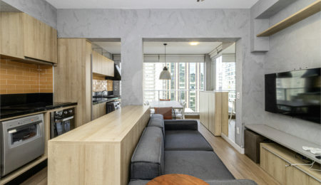 Apartamento para alugar com 1 suíte em Indianópolis, São Paulo, SP