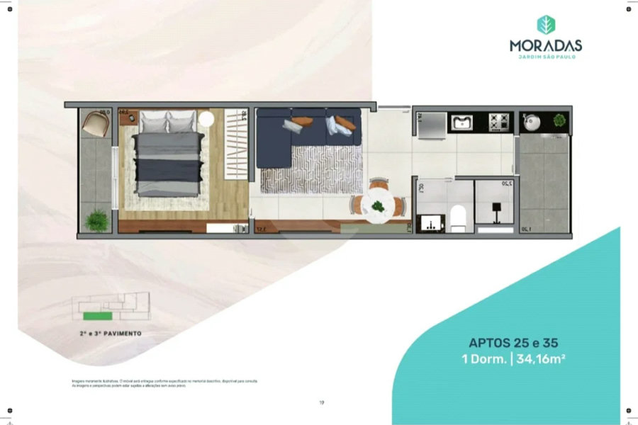 Apartamento à venda com 1 quarto em Santana, São Paulo, SP