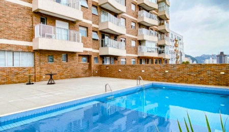 Apartamento com 1 dormitório à venda, 40 m² por R$ 660.000,00 - Campo Grande - Santos/SP
