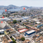 Terreno para alugar, 1250 m² por R$ 30.796,00 - Macuco - Santos/SP