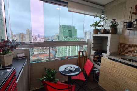 Apartamento com 3 dormitórios à venda - Itararé - São Vicente/SP