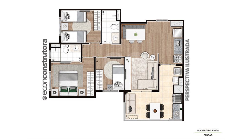 Apartamento à venda com 2 quartos, sendo 1 suíte,  em Jaguaré, São Paulo, SP