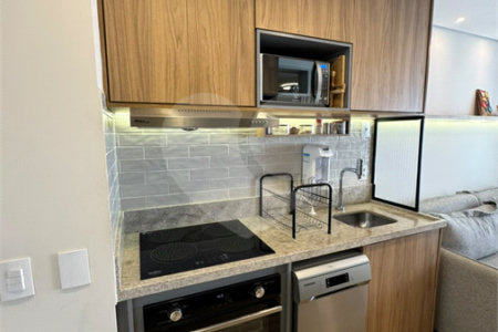 Apartamento à venda com 1 quarto em Brooklin Paulista, São Paulo, SP