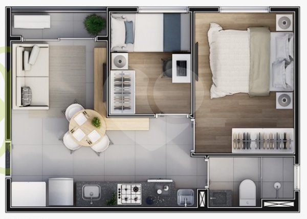 Apartamento 34m² 2