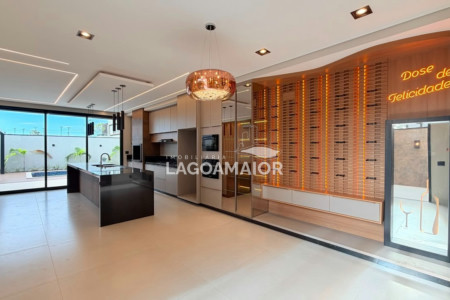 Casa à venda com 3 quartos, sendo 3 suítes, no condomínio Villa Dumont, Três Lagoas - MS