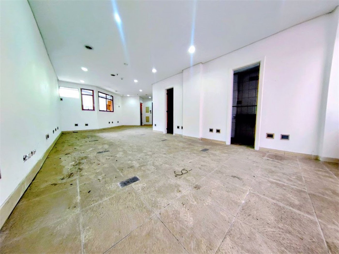 Sala Comercial para locação, Vila Nova, Santos - SA0073.