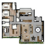 Apartamento à venda com 3 suítes em Brooklin Paulista, São Paulo, SP