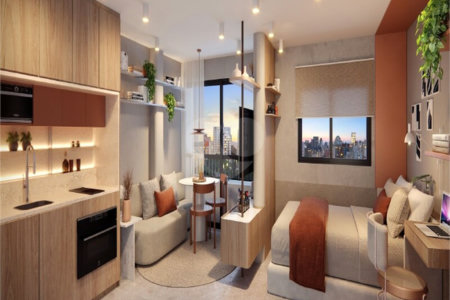 Apartamento à venda com 1 suíte em Vila Olímpia, São Paulo, SP