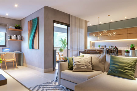 Apartamento à venda com 2 quartos, sendo 1 suíte,  em Jardim Maria José, Votorantim, SP