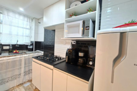 Apartamento com 1 dormitório à venda, 30 m² por R$ 395.000,00 - Embaré - Santos/SP