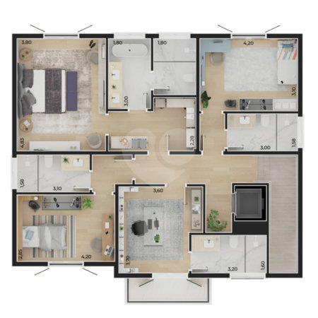 Casa à venda com 4 suítes no condomínio Vila Toscana, São Paulo - SP