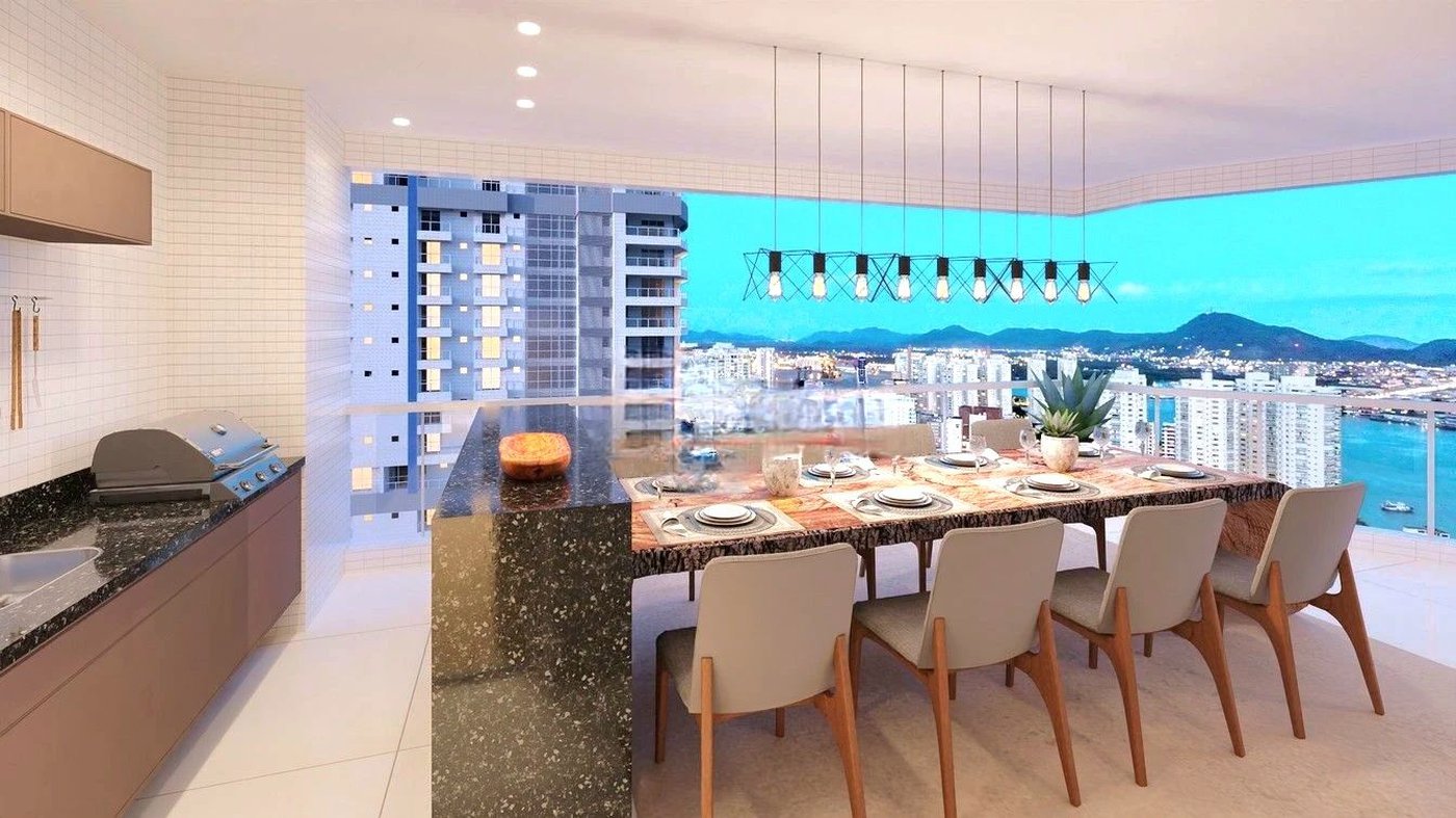Apartamento à venda, 227 m² por R$ 6.000.000,00 - Ponta da Praia - Santos/SP