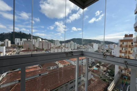 Apartamento com 2 dormitórios à venda, 66 m² por R$ 800.000,00 - Campo Grande - Santos/SP