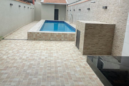 ✨ Sobrado em Condomínio com Piscina – Jardim Real | Praia Grande ✨