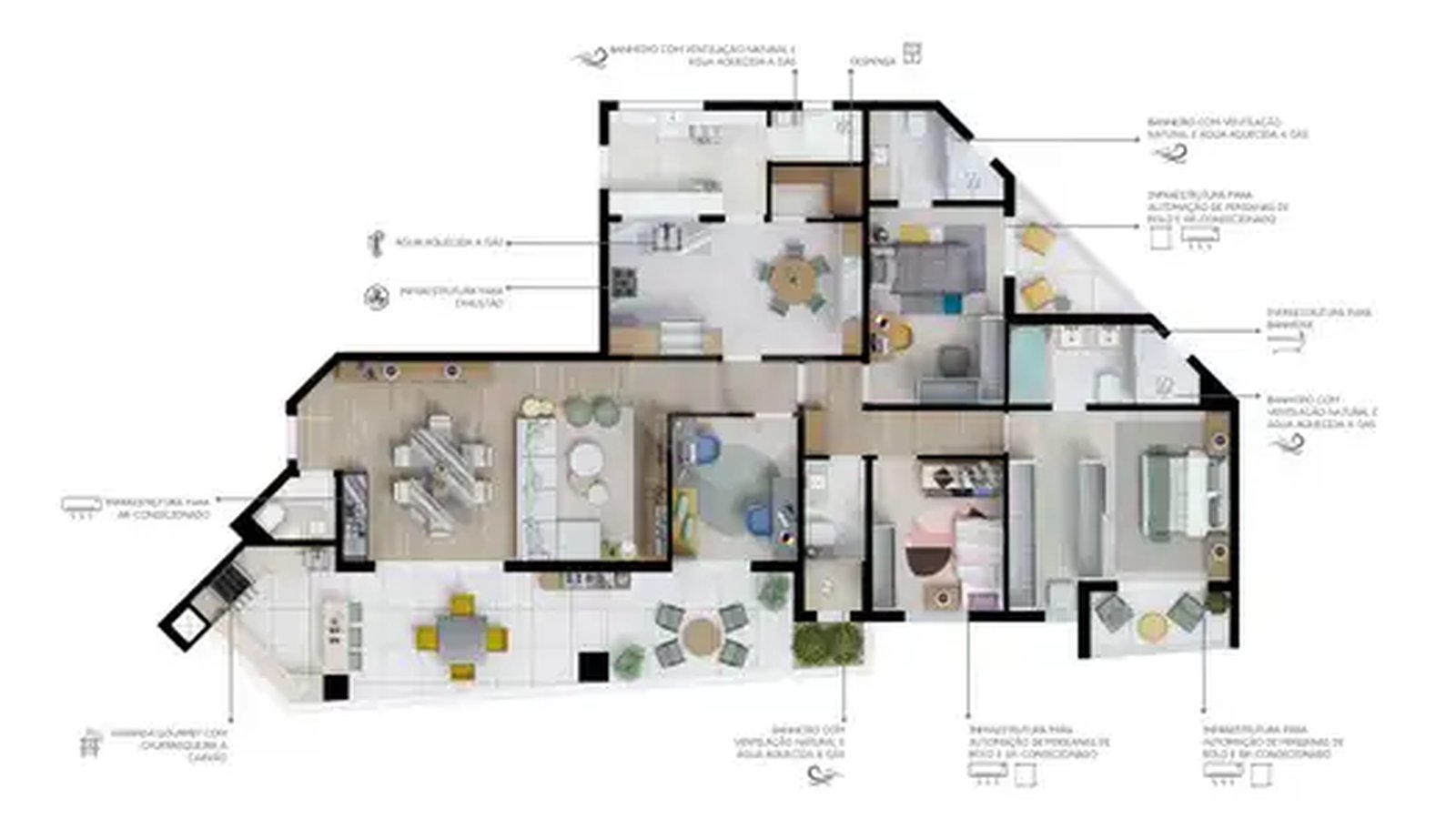 Apartamento 172m²