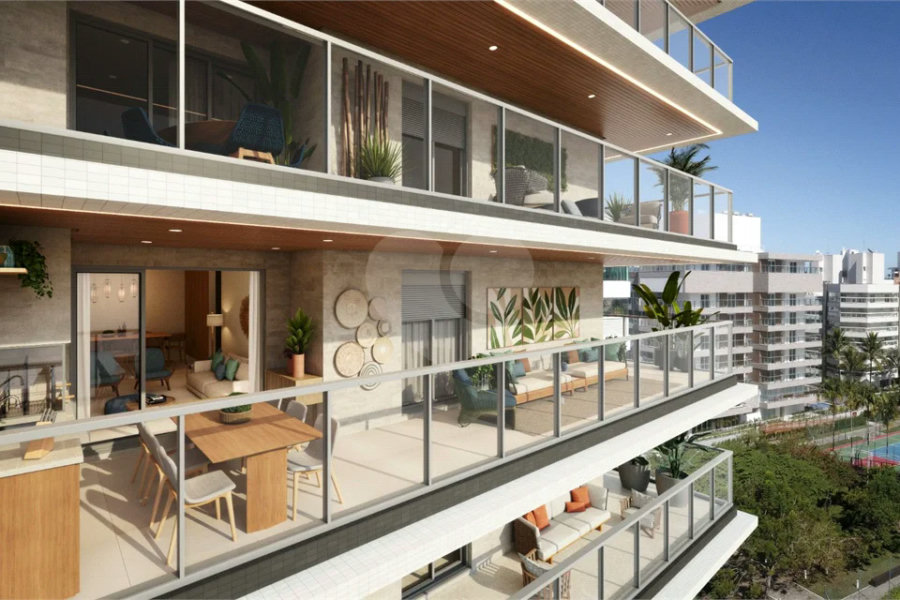 Apartamento à venda com 3 quartos, sendo 1 suíte, em Riviera de São Lourenço, Bertioga, SP