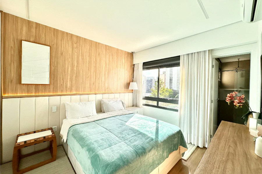 Apartamento Decorado com 2 Dormitórios (1 Suíte) | Varanda Integrada | 1 Vaga | Próx. Metrô Sumaré