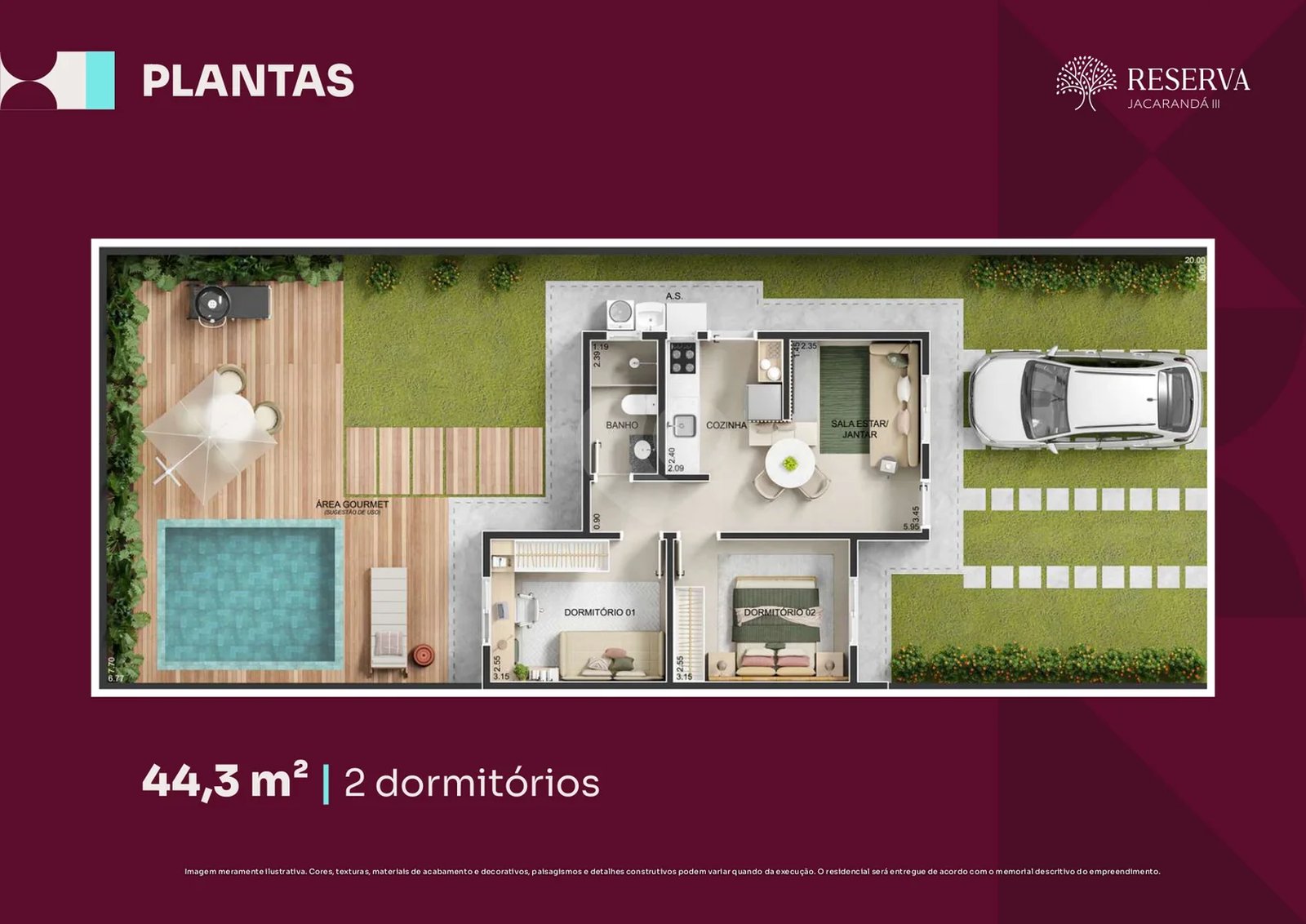 Casa 44m²
