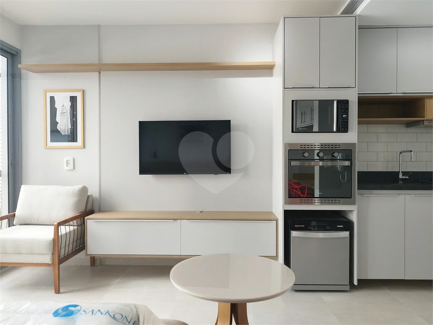Studio Moderno de 29m² para Locação