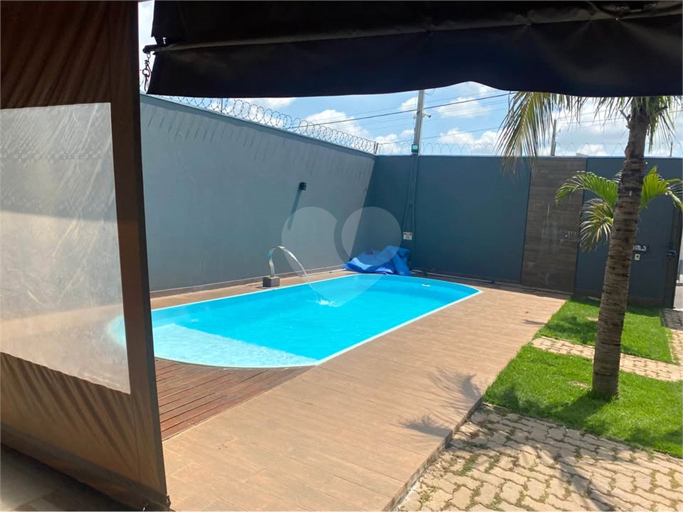 Área de lazer no residencial Arcoville