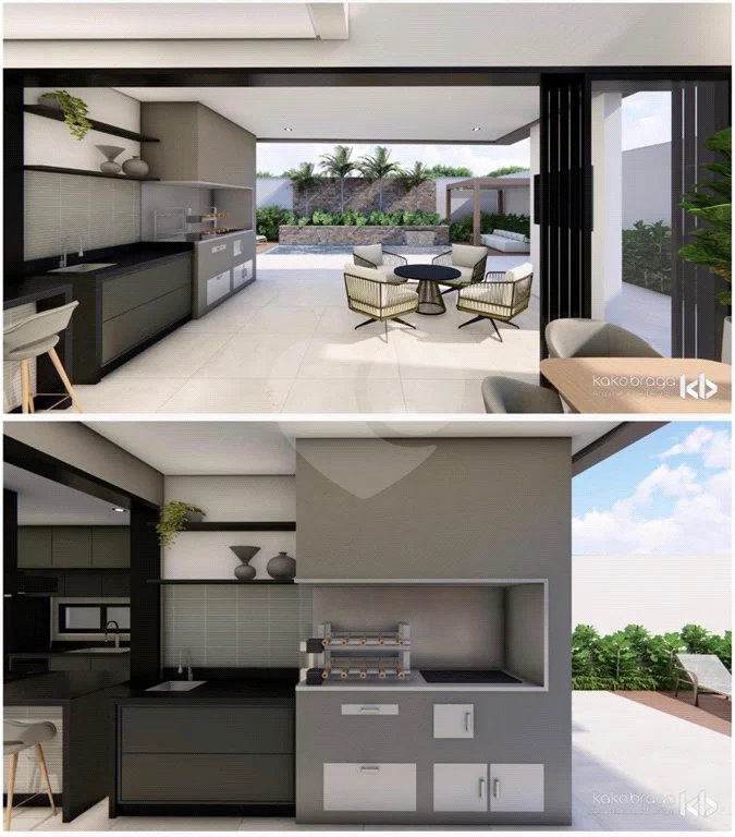 Casa em construção com 3 suítes no Condomínio Damha 2, na cidade de Piracicaba - SP.