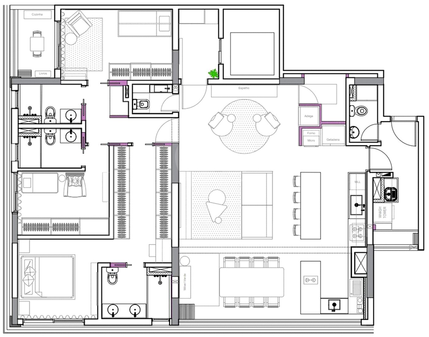 Apartamento à venda com 3 suítes em Moema, São Paulo, SP