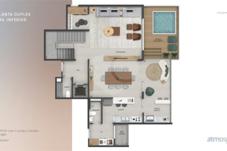 Apartamento à venda com 3 suítes no Centro, Indaiatuba, SP