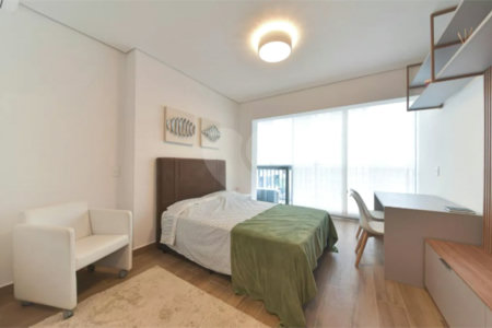 Apartamento à venda ou para alugar com 1 quarto em Santo Amaro, São Paulo, SP