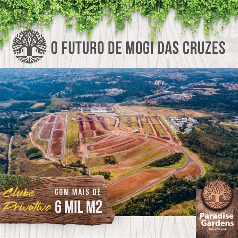 Terreno à venda no condomínio Paradise Garden, Mogi das Cruzes - SP