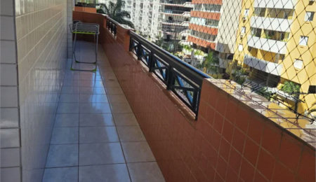 Apartamento à venda com 2 quartos, sendo 1 suíte,  em Canto do Forte, Praia Grande, SP