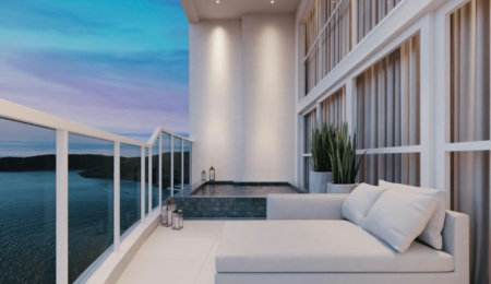 Apartamento Duplex com 4 dormitórios à venda, 500 m² por R$ 8.425.400,00 - Ponta da Praia - Santos/SP