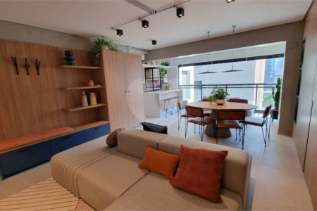 Apartamento à venda com 1 suíte em Indianópolis, São Paulo, SP