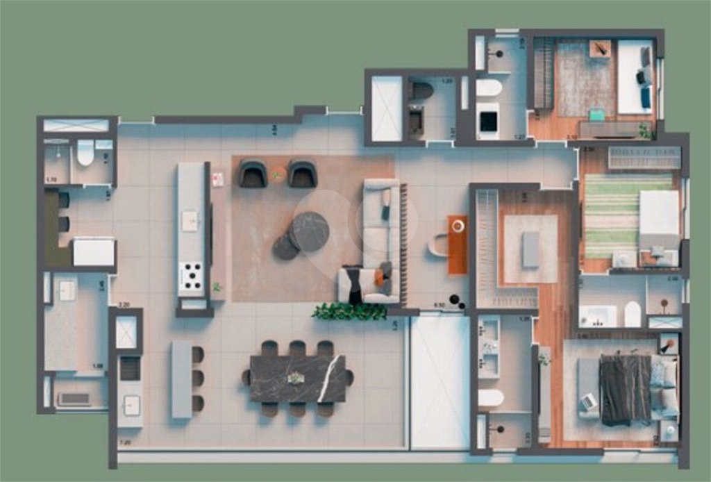 Apartamento à venda com 3 quartos em Vila Clementino, São Paulo, SP