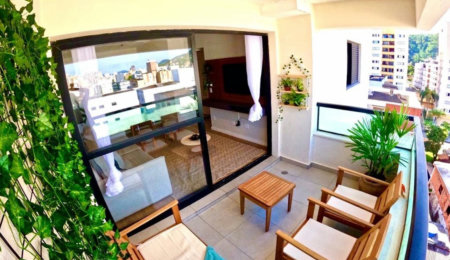 Apartamento com 2 dormitórios à venda, 78 m² por R$ 420.000,00 - Vila Júlia - Guarujá/SP