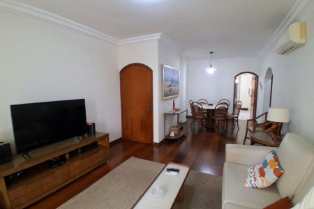 Apartamento com 3 dormitórios para alugar, 135 m² por R$ 6.500,00/mês - Pompéia - Santos/SP