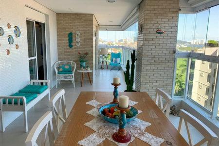 Apartamento à venda com 3 quartos, sendo 1 suíte, em Jardim Belmar, Guarujá, SP