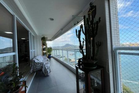 Apartamento com 3 dormitórios à venda, 189 m² por R$ 3.300.000,00 - P. Praia - Santos/SP