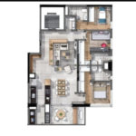 Apartamento à venda com 3 suítes em Jardim das Acácias, São Paulo, SP