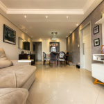 Apartamento de 143m² com 3 dormitórios e 2 vagas de garagem.