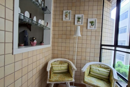 Apartamento com 1 dormitório à venda, 79 m² por R$ 570.000,00 - Aparecida - Santos/SP
