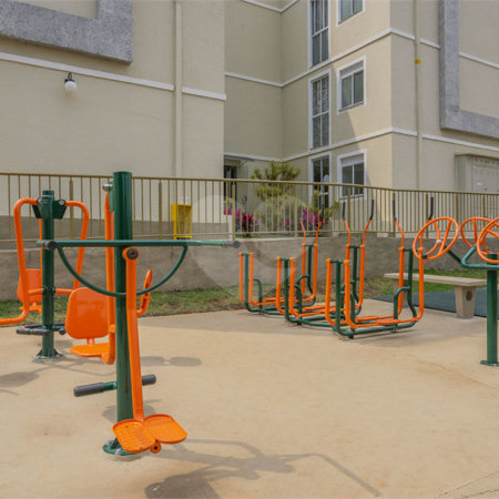 Apartamento térreo com 2 dormitórios