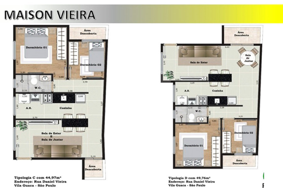 Casa à venda com 2 quartos no condomínio Daniiel Vieira, São Paulo - SP
